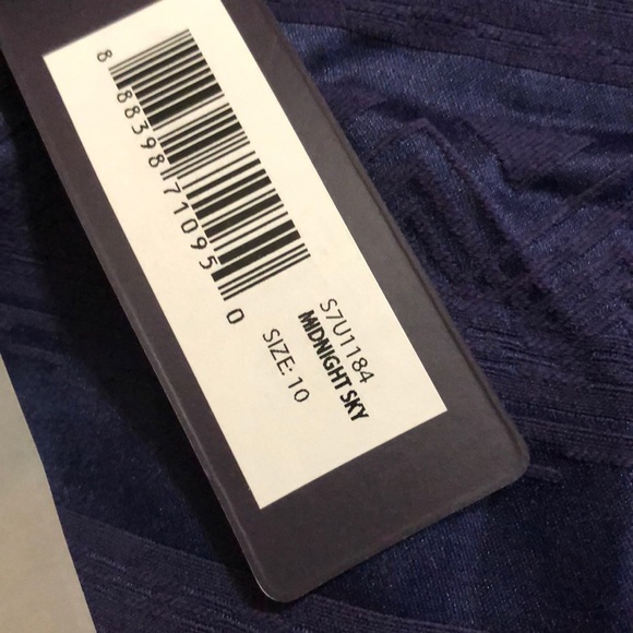 NYDJ Layla Blue Jacquard Dress - Picture 6 of 6